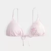 Over-the-Shoulder Beaded Triangle Bikini Top