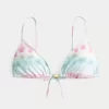 Over-the-Shoulder Charm Triangle Bikini Top