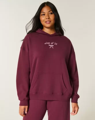 Oversized Class of ’26 Graphic Hoodie