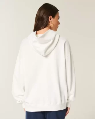 Oversized East Coast Graphic Hoodie
