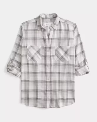 Oversized Flannel Shirt