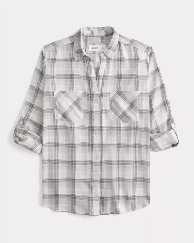 Oversized Flannel Shirt