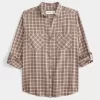 Oversized Flannel Shirt