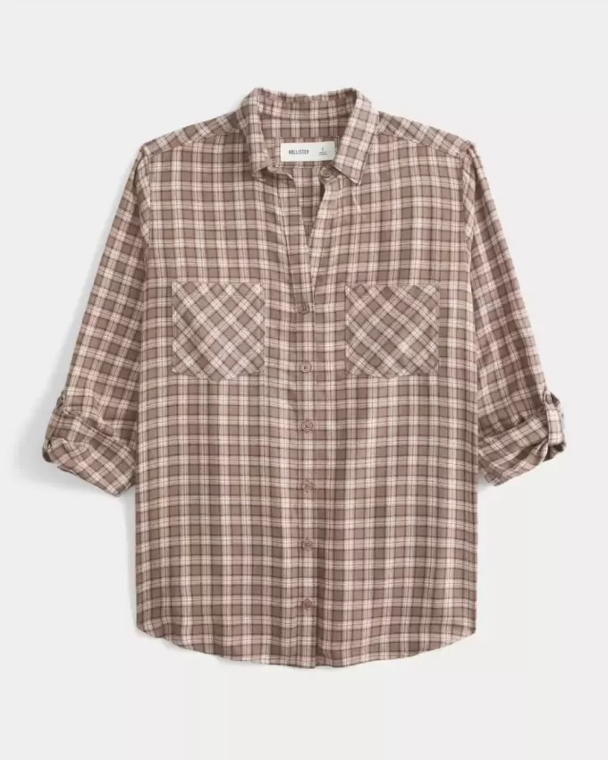 Oversized Flannel Shirt