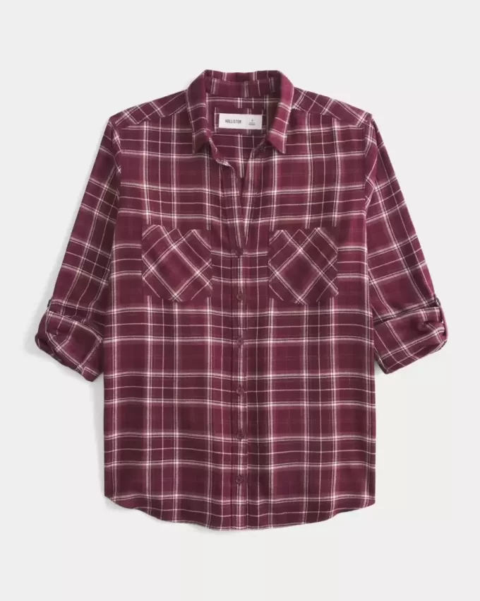 Oversized Flannel Shirt