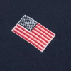 Oversized Half-Zip American Flag Graphic Sweater Oversized Half-Zip American Flag Graphic Sweater