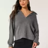 Oversized Half-Zip Sweater