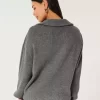 Oversized Half-Zip Sweater