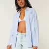 Oversized Linen-Blend Shirt