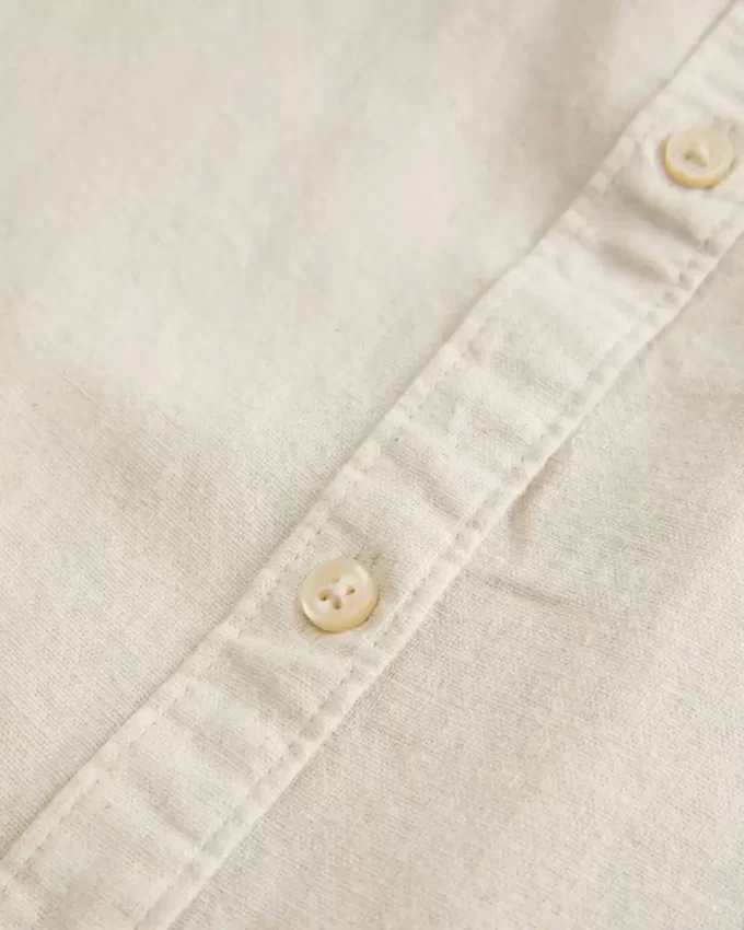 Oversized Linen-Blend Shirt