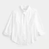 Oversized Linen-Blend Shirt