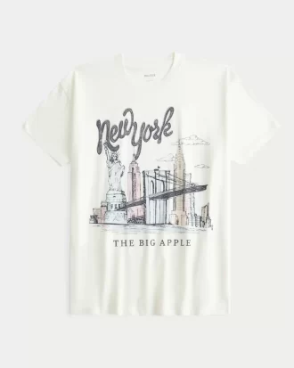 Oversized New York Graphic Tee