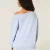 Oversized Number Graphic V-Neck Sweatshirt Oversized Number Graphic V-Neck Sweatshirt