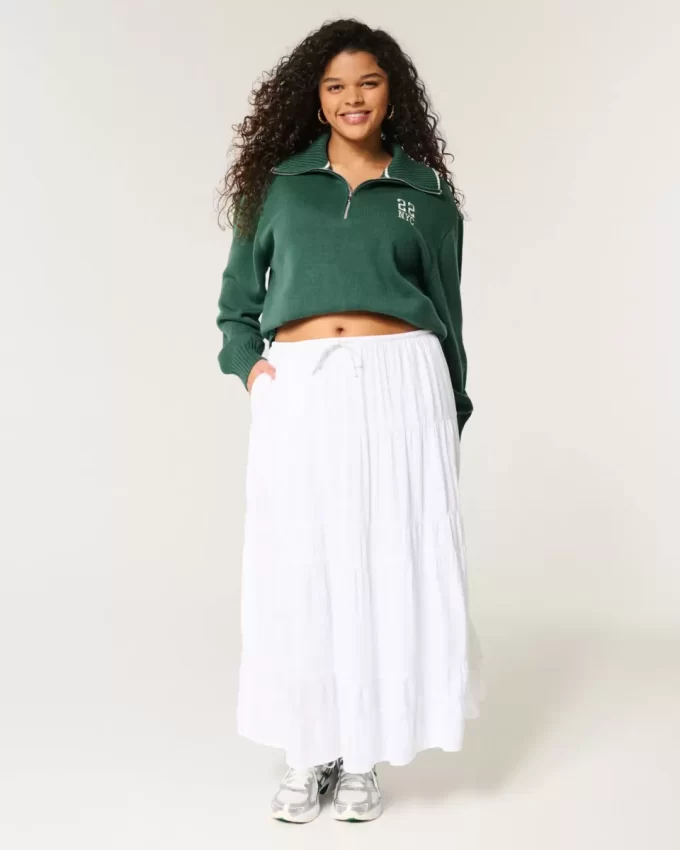 Oversized NYC Graphic Half-Zip Sweater Oversized NYC Graphic Half-Zip Sweater