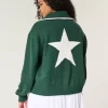 Oversized NYC Graphic Half-Zip Sweater Oversized NYC Graphic Half-Zip Sweater