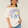 Oversized Off-the-Shoulder Kauai Graphic Tee Oversized Off-the-Shoulder Kauai Graphic Tee