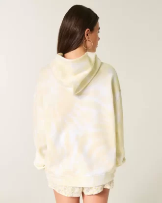 Oversized Wash Effect Hoodie