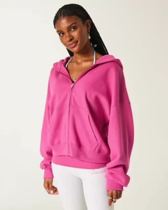 Oversized Zip-Up Hoodie
