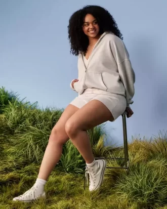 Oversized Zip-Up Hoodie