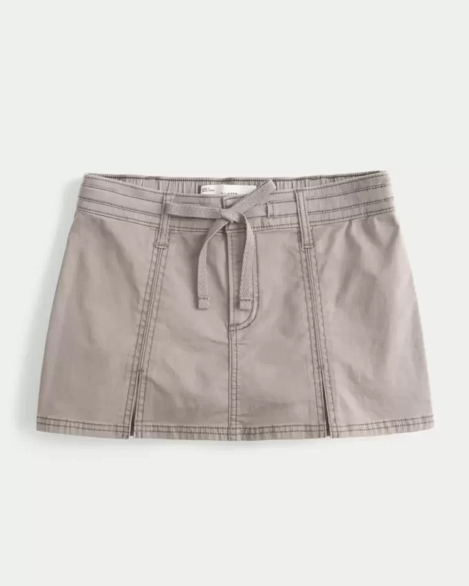 Pleated Mini Skirt
