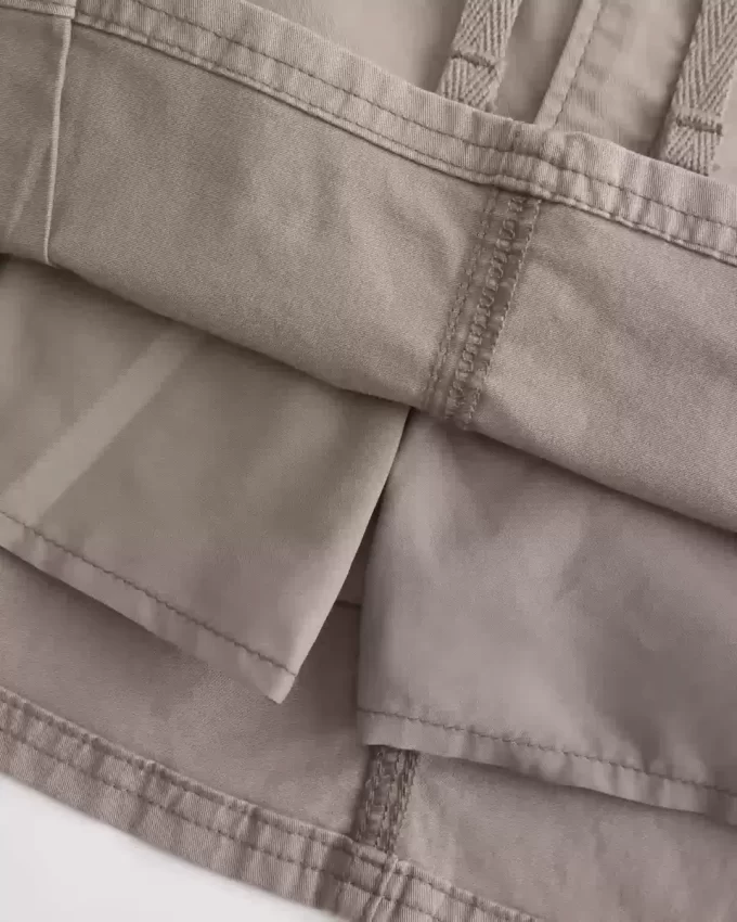 Pleated Mini Skirt