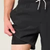 Puerto Viejo Graphic Mid-Thigh Volley Swim Trunks