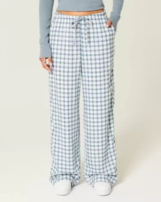Pull-On Slub Pants