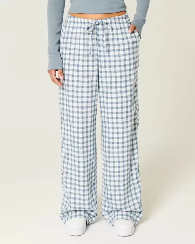Pull-On Slub Pants
