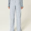 Pull-On Slub Pants