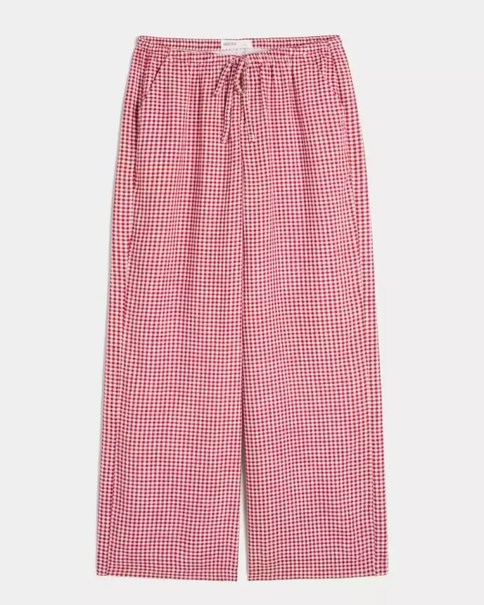 Pull-On Slub Pants
