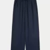 Pull-On Slub Pants