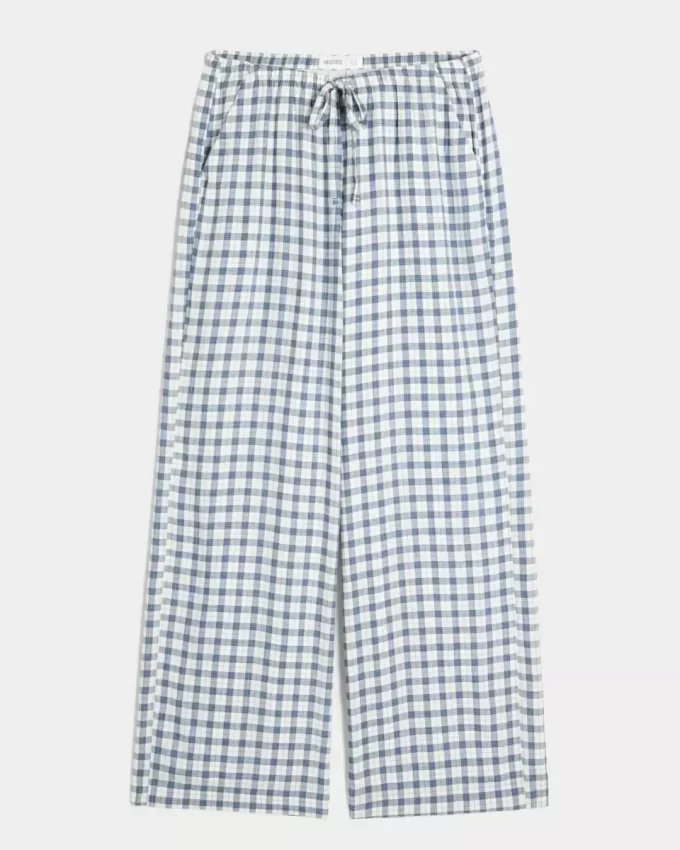 Pull-On Slub Pants