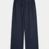 Pull-On Wide-Leg Pants