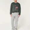 Railroad Stripe Baggy Painter Jeans
