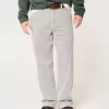 Railroad Stripe Baggy Painter Jeans
