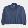Rectangle Fit Quarter-Zip Sweatshirt