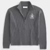 Relaxed Graphic Zip-Up Sweater