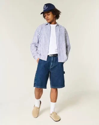 Relaxed Linen-Blend Shirt