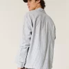 Relaxed Linen-Blend Shirt