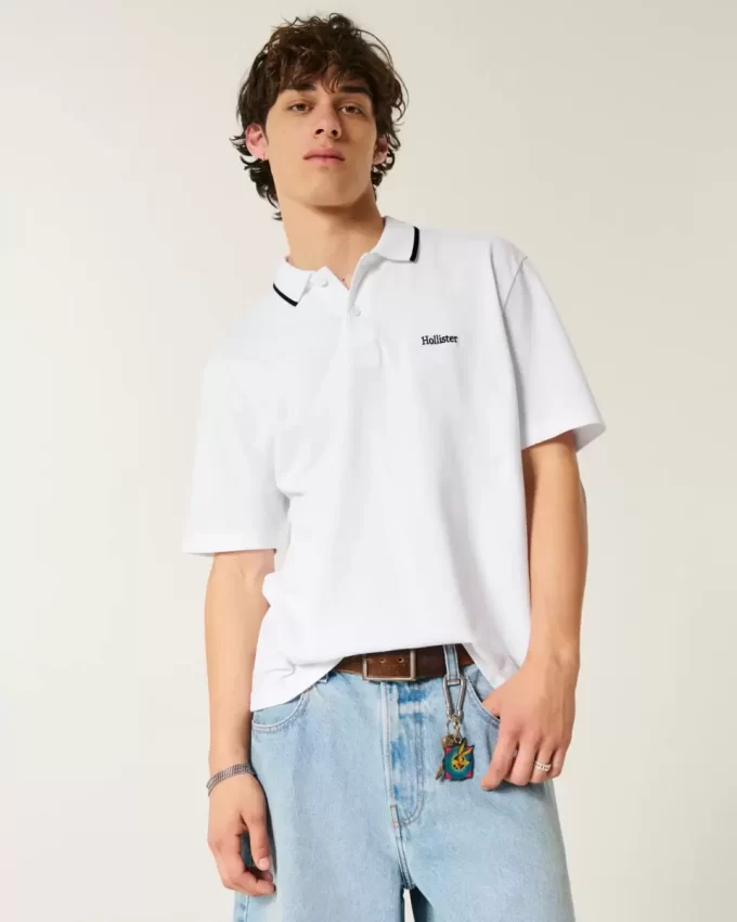 Relaxed Logo Polo