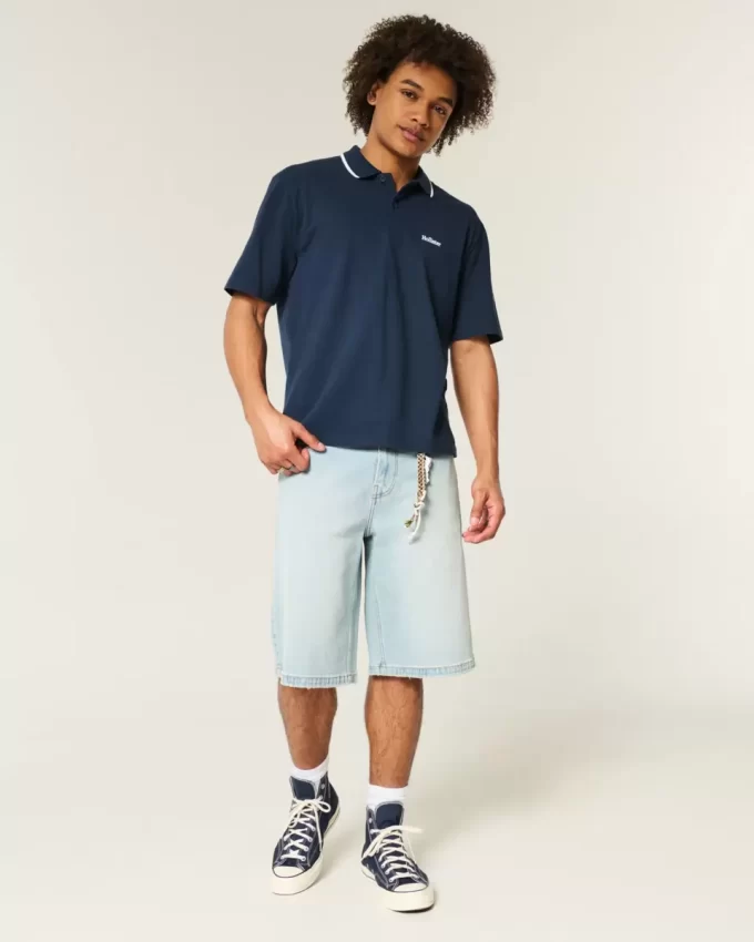 Relaxed Logo Polo