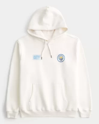 Relaxed Manchester City Graphic Hoodie