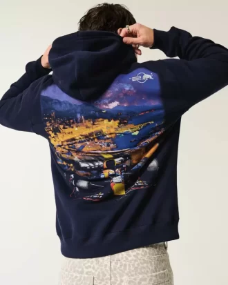 Relaxed Oracle Red Bull Racing Graphic Hoodie