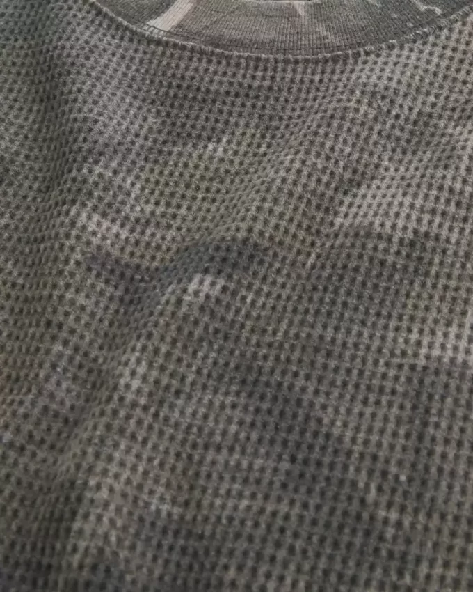 Relaxed Thermal Long-Sleeve Camo Crew Shirt