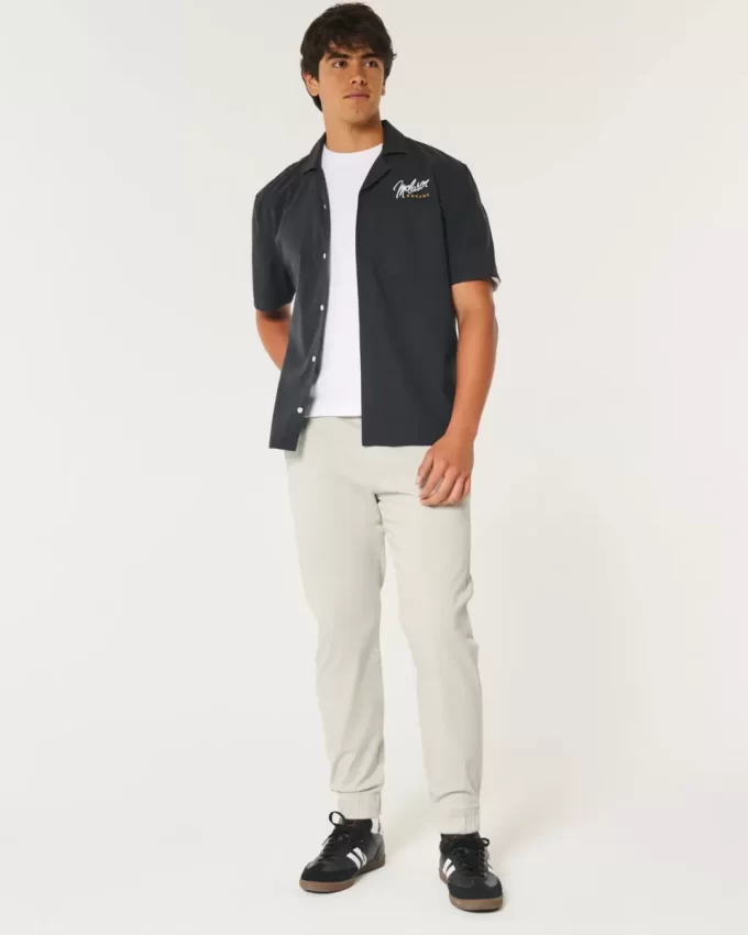 Relaxed Twill Joggers