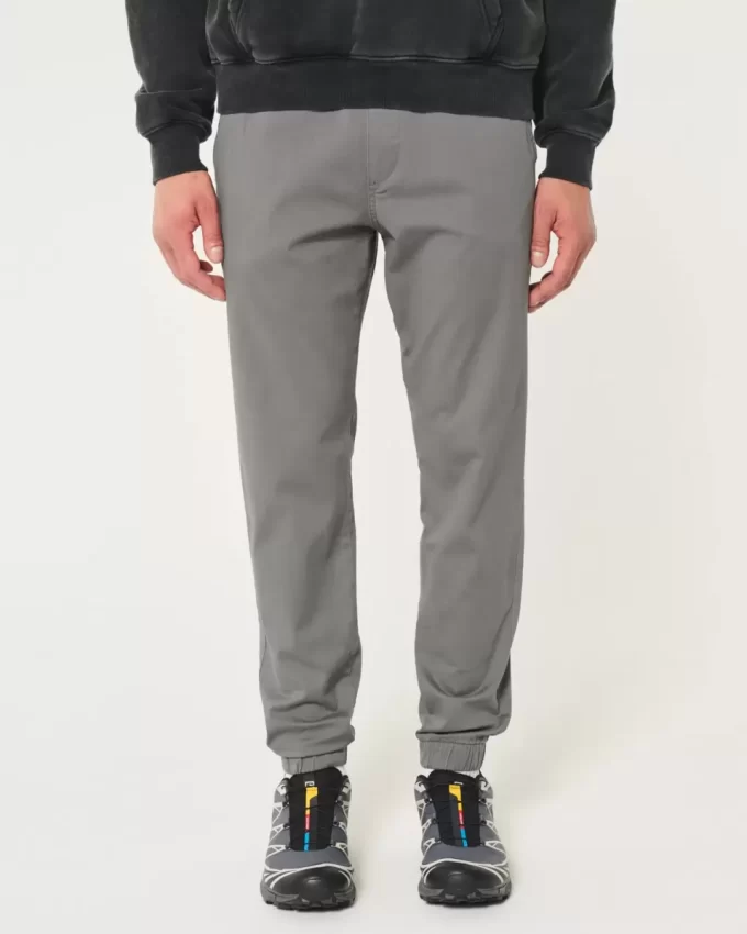 Relaxed Twill Joggers