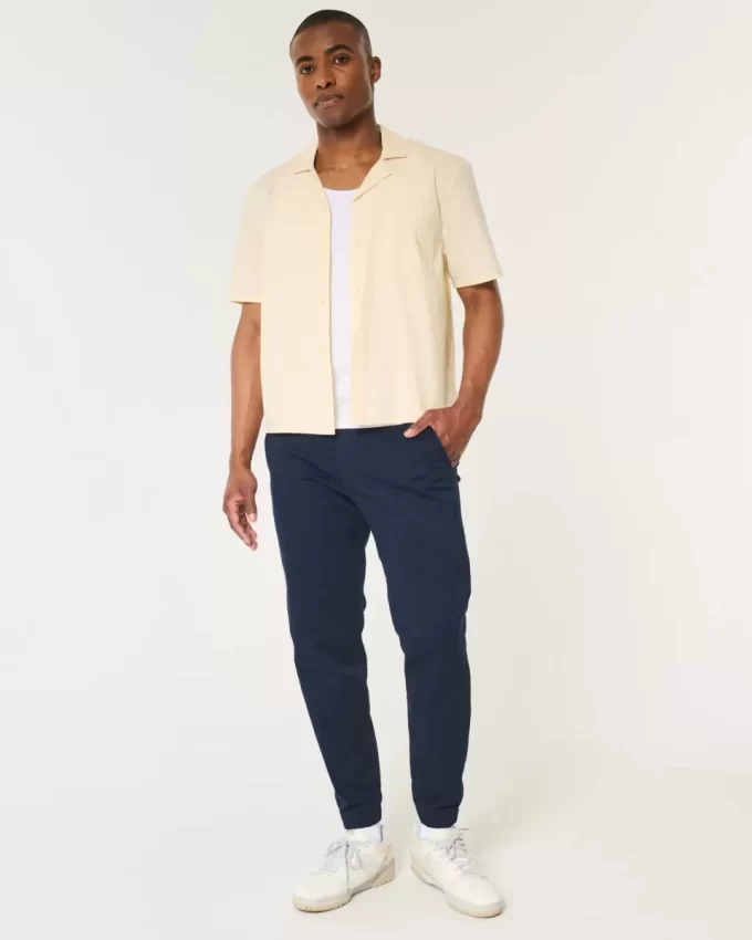 Relaxed Twill Joggers