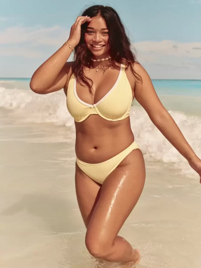 Ribbed Bikini Bottom