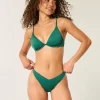 Ribbed High-Leg Cheekiest Bikini Bottom