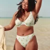 Ribbed High-Leg Cheekiest Bikini Bottom